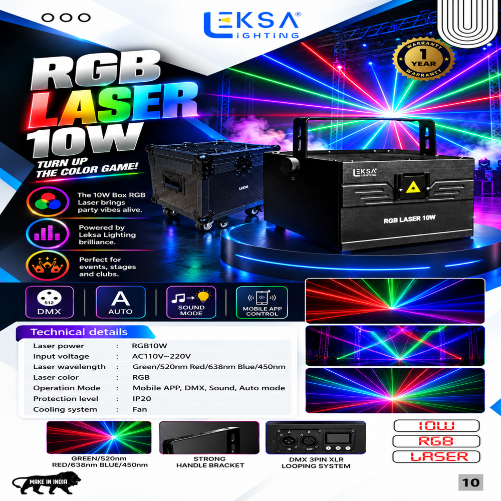 10w RGB Laser Animation Light