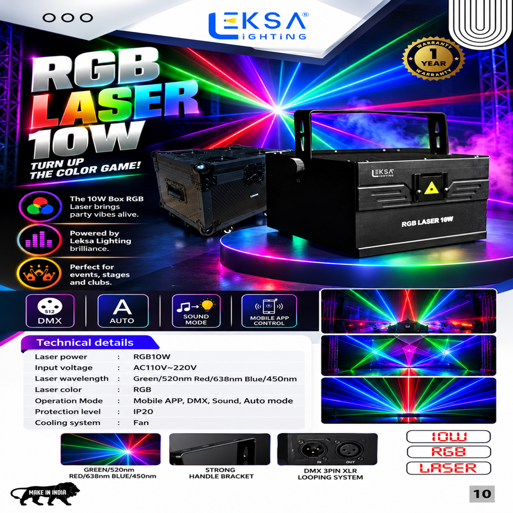 10w RGB Laser Animation Light