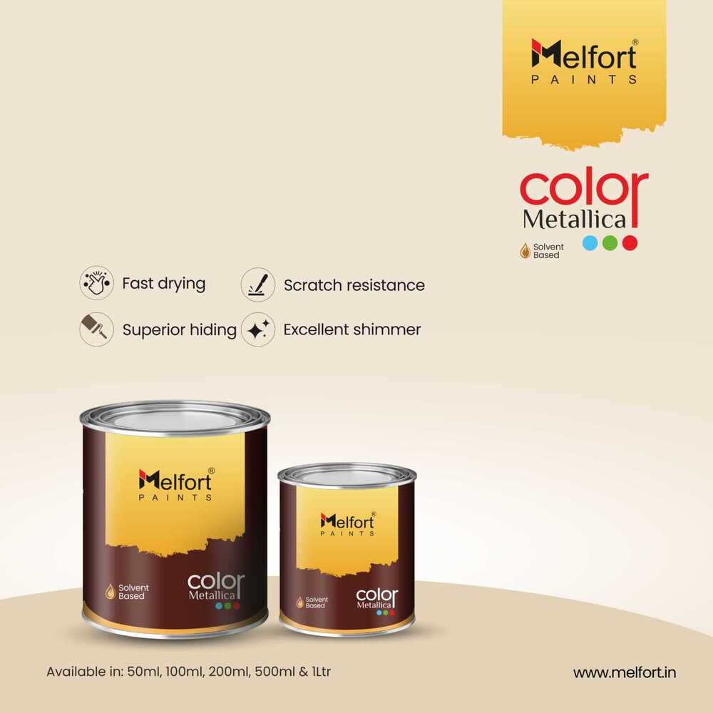 Melfort Paints Color Metallica (Solvent Based) Paint