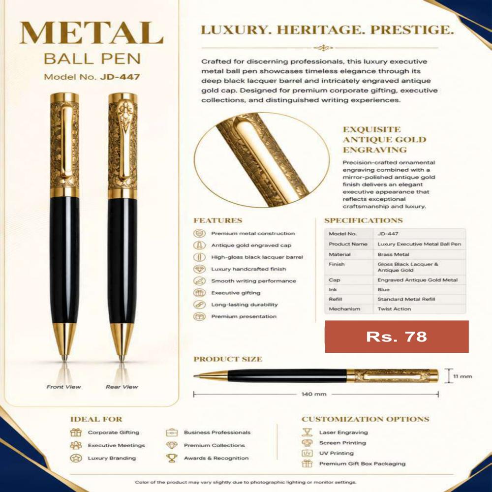 JD-449 Executive Metal Ball Pen