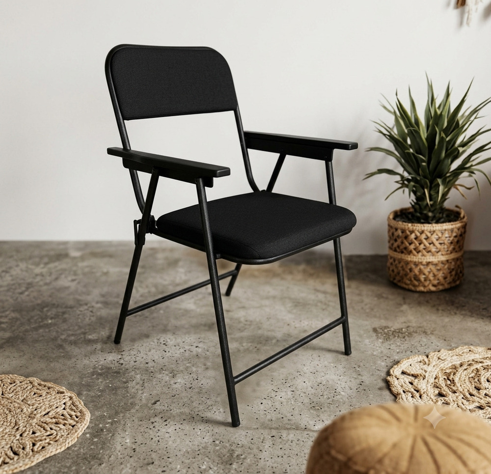 Black Folding Chair