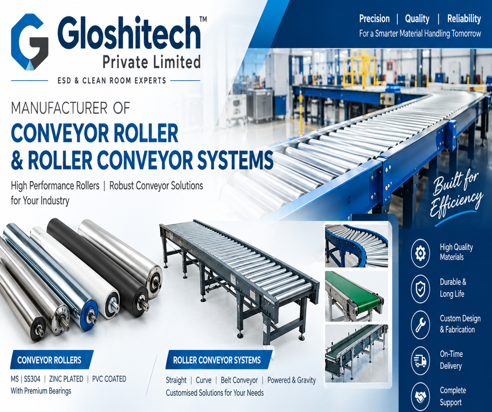 Conveyor Roller - Load Capacity: 100 Kilograms (Kg)
