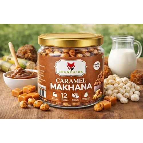 Crunchfox Caramel Roasted Makhana