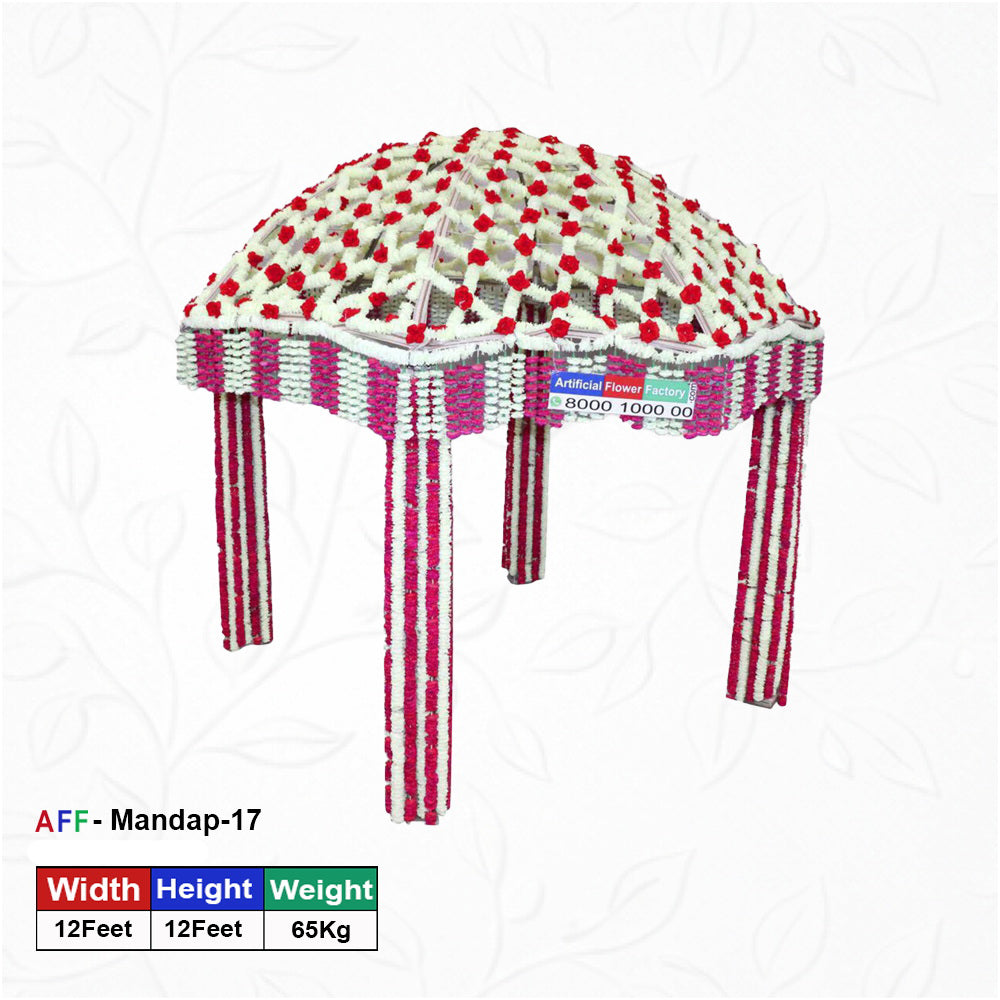 Artificial Heritage Lattice Dome Mandap
