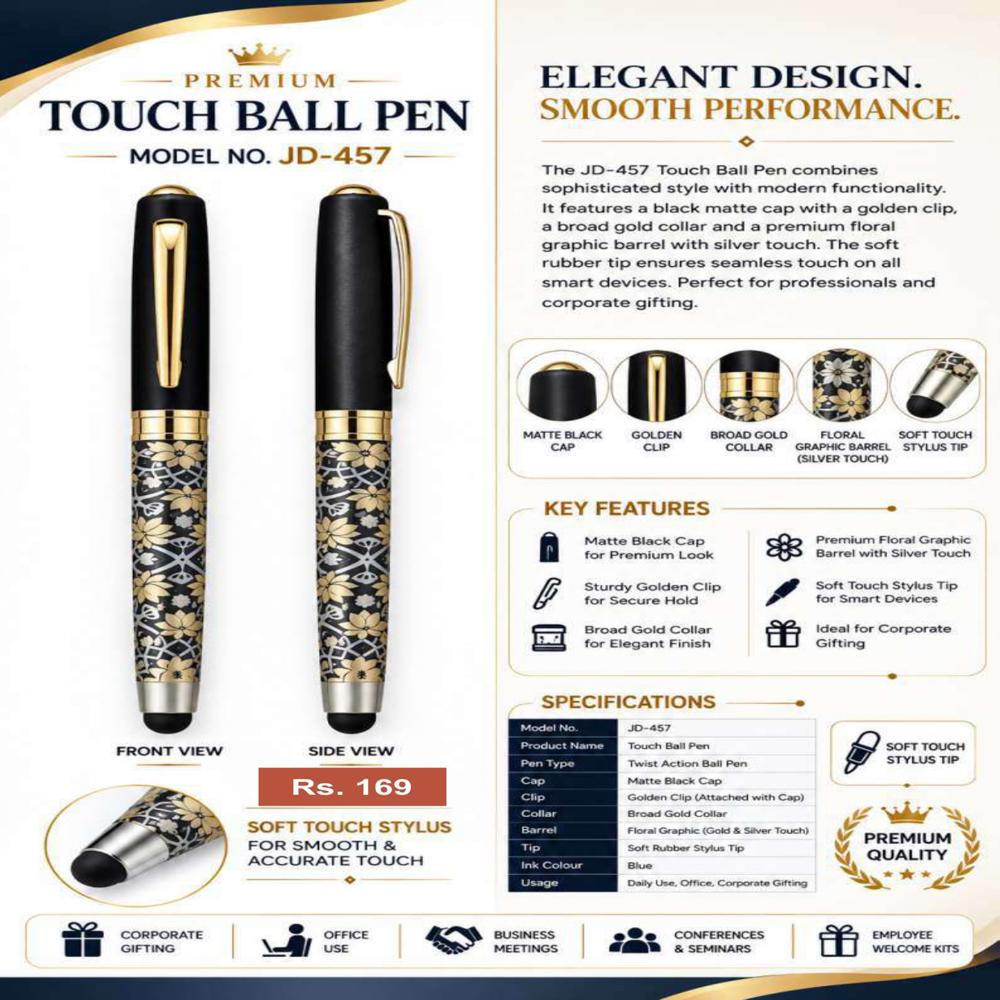 JD-457 Executive Metal Ball Pen