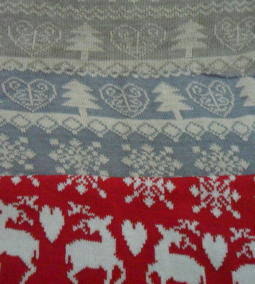 फ्लैट निट जेकक्वार्ड फ़ैब्रिक