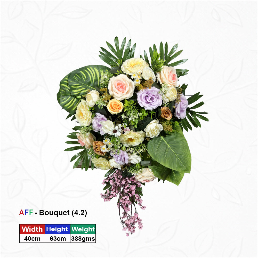 Artificial Flower English Garden & Exotic Tropics Grand Cascade