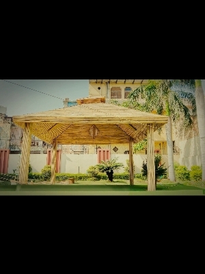 Bamboo Umbrella - Roof Material: Wooden