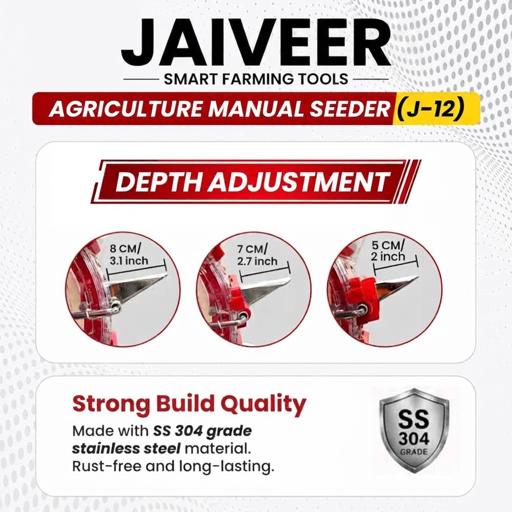 Jaiveer agriculture manual seeder J-12