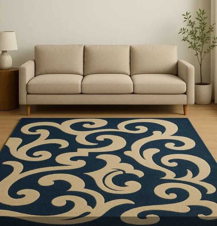 Dark Blue Area Rug