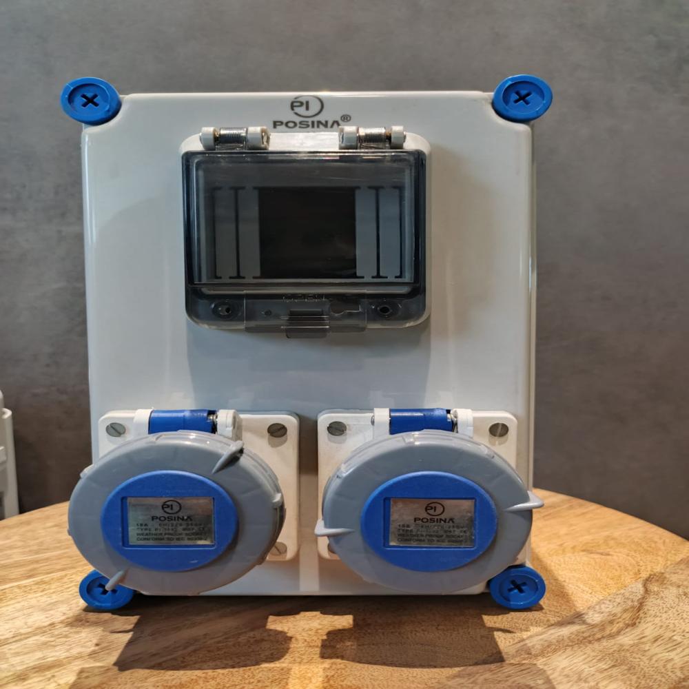 Customize Junction Boxes Heavy Duty Ip67 Plug & Socket - Color: Grey