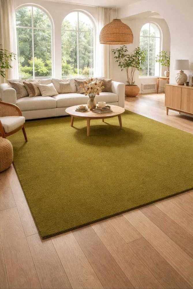 Olive Color Carpet