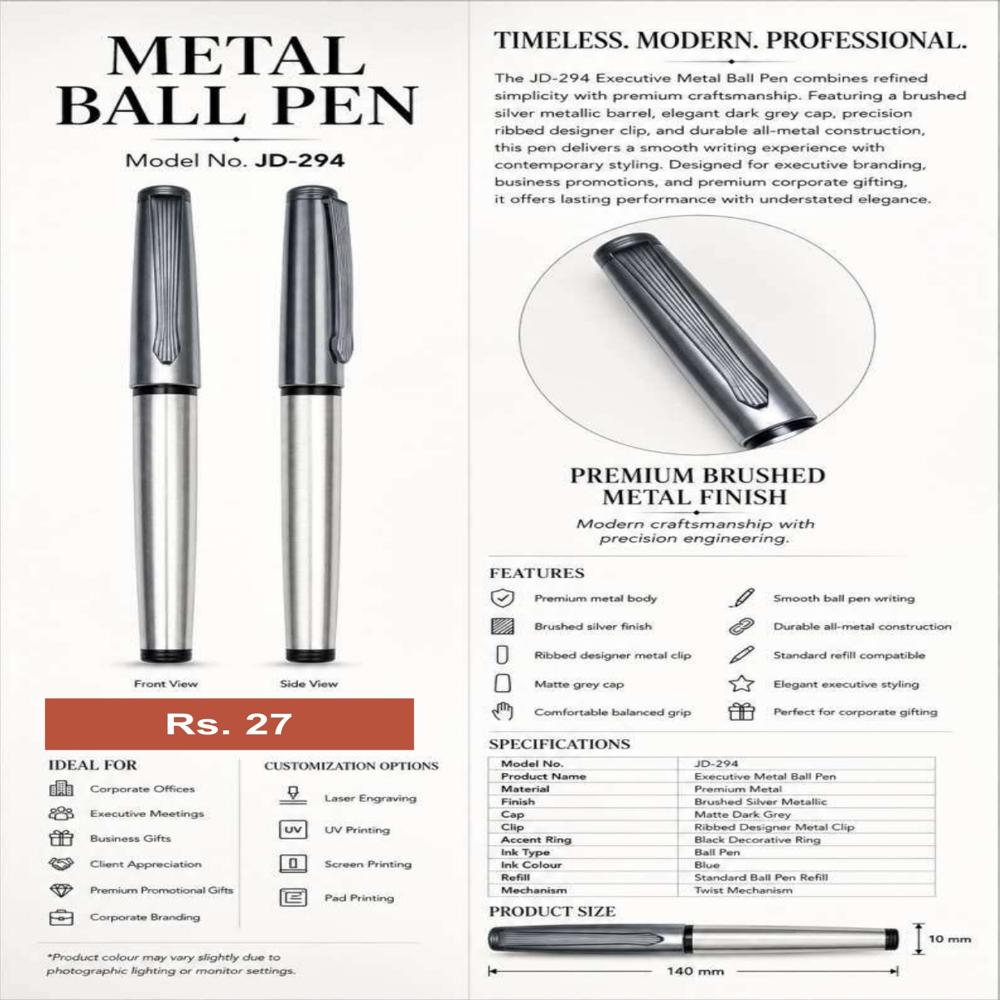 JD-294 Executive Metal Ball Pen
