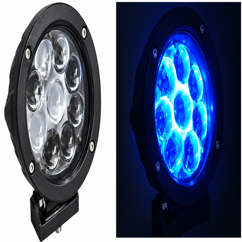 Overhead Crane Warning Light 45w - Alarm Light Color: Blue