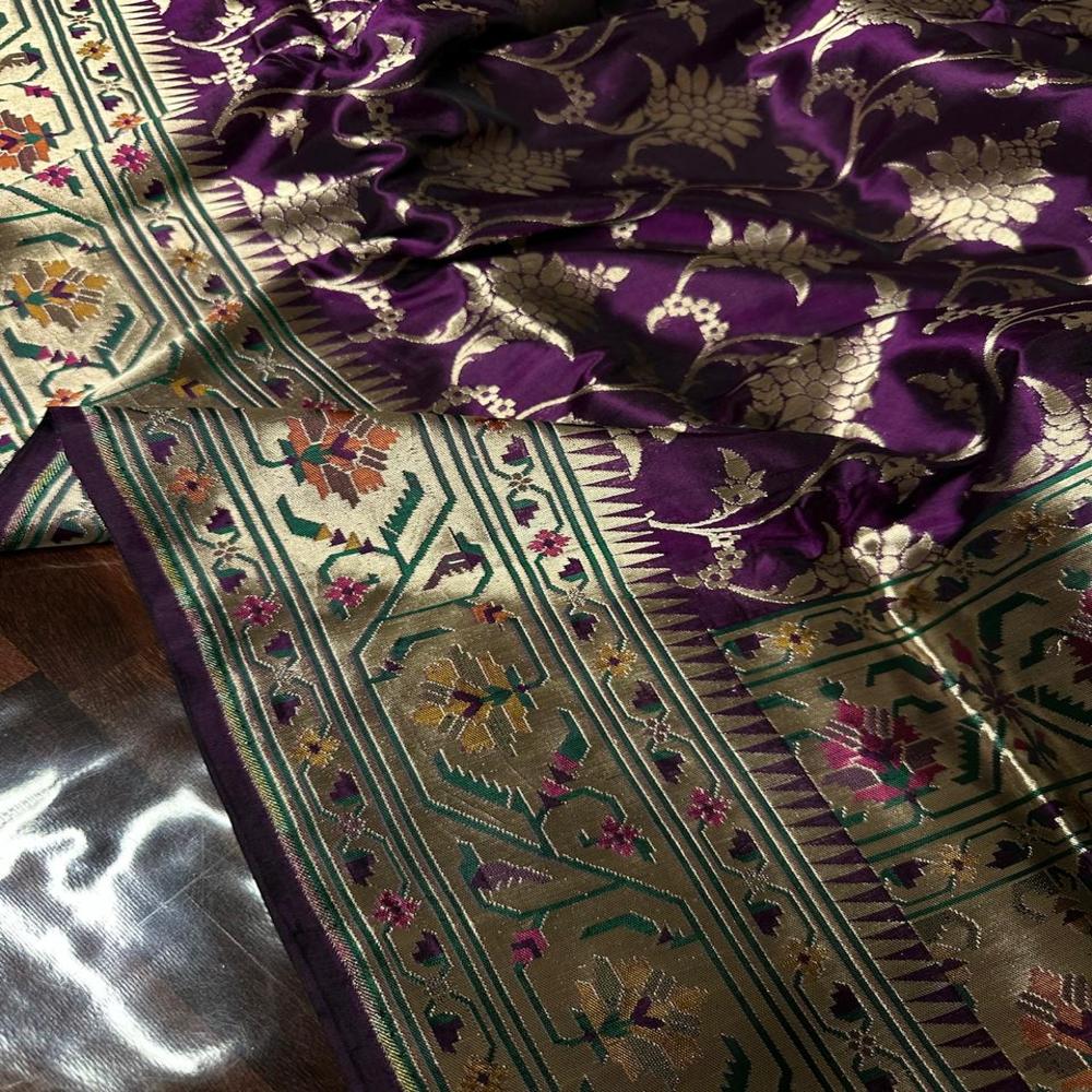 Raatrani Paithani Silk Saree