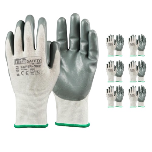 Nitrile Coated Hand Gloves