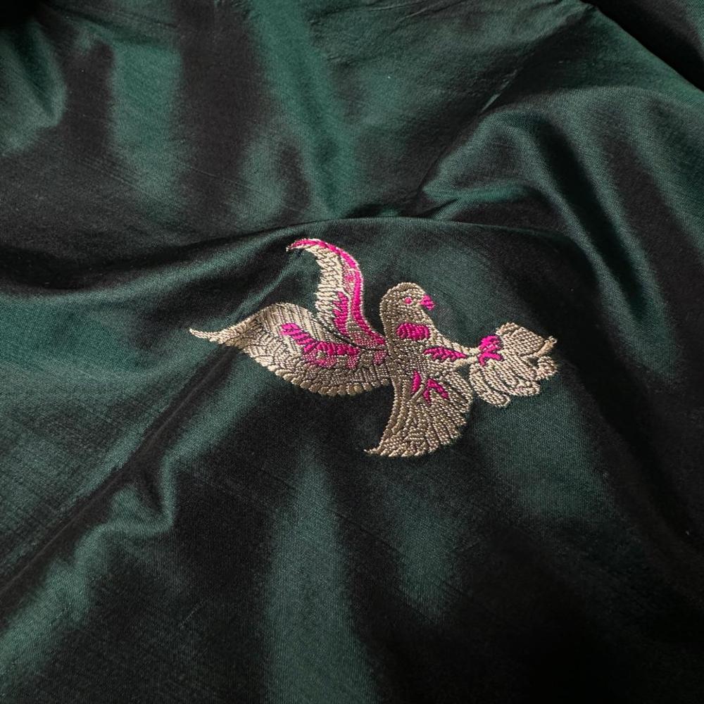 Shahi Shikargah Silk Handwoven Katan Silk