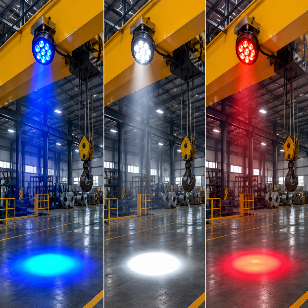 Overhead Crane Warning Light (His-led-ohc-60w) - Alarm Light Color: Red/blue/white