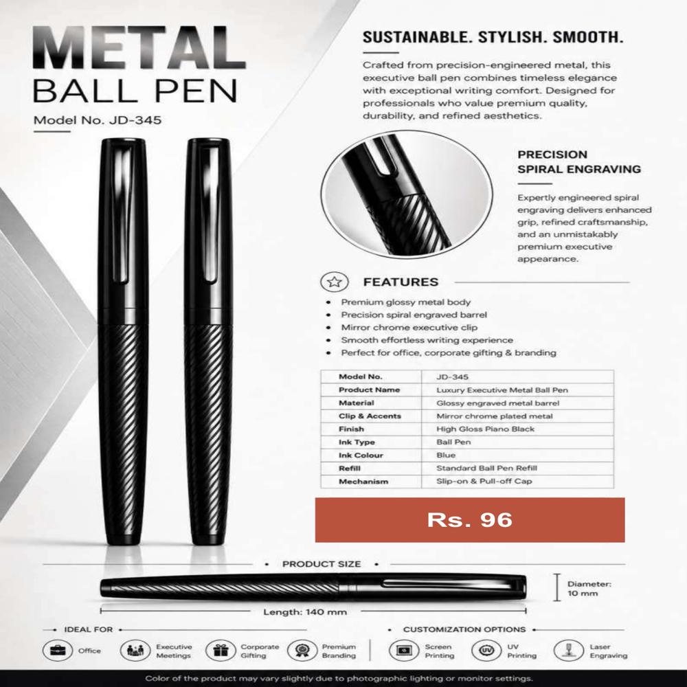 JD-345 Executive Metal Ball Pen