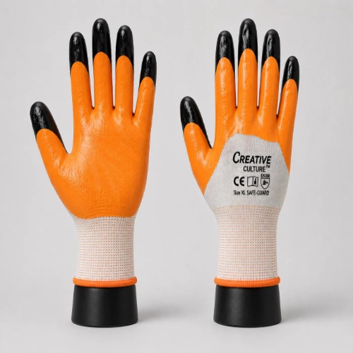 Tiger nitrile coated hand gloves