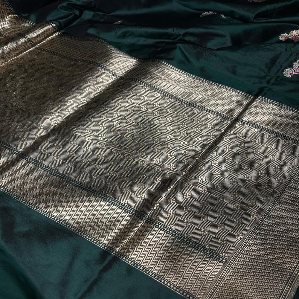 Shahi Shikargah Silk Handwoven Katan Silk