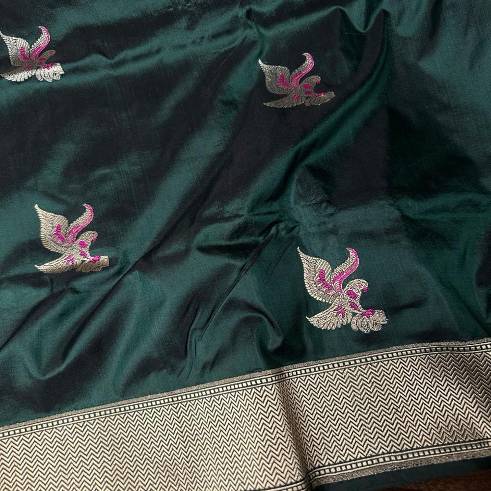 Shahi Shikargah Silk Handwoven Katan Silk