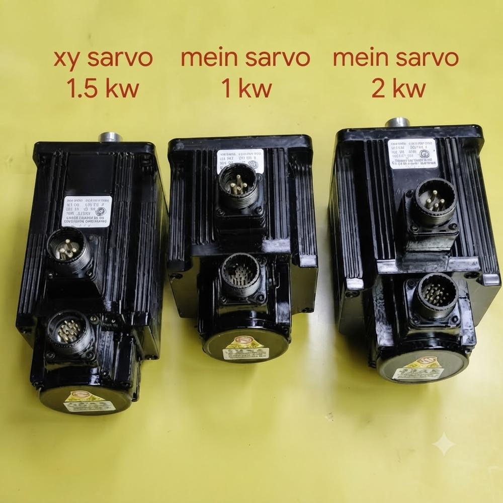 High Performance Servo Motor For Embroidery Machine - Color: Black
