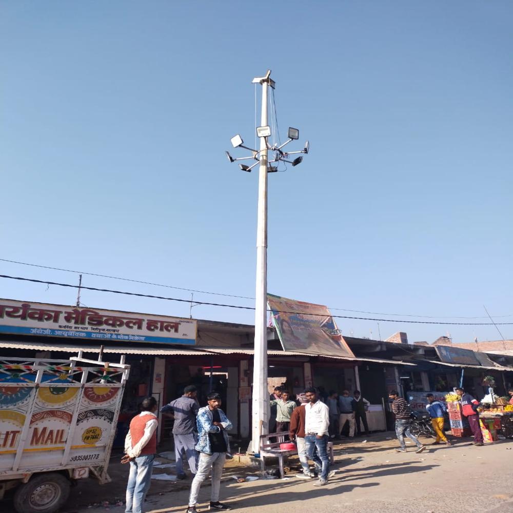 16 Mtr Highmast Lighting Pole - Color: As Per Requirement