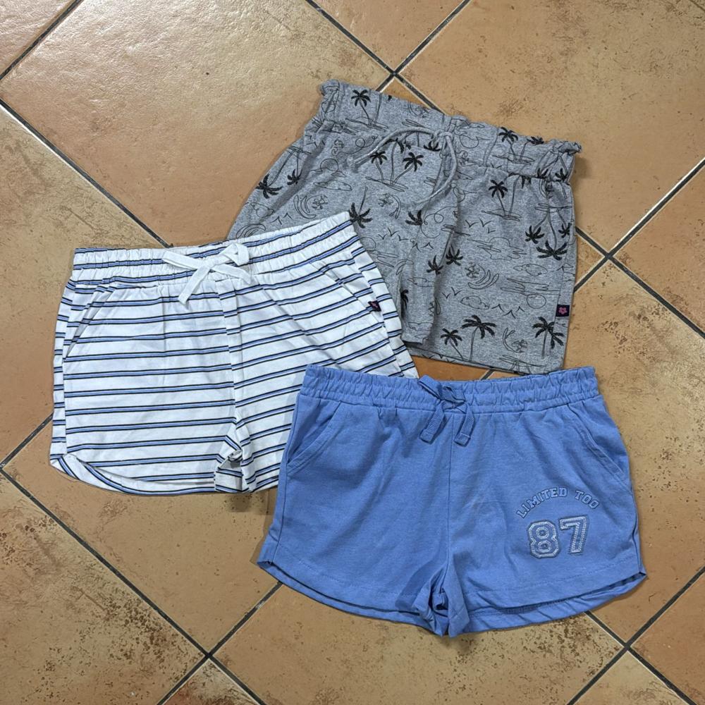 G22346 Girls 3 Pack Knit Shorts