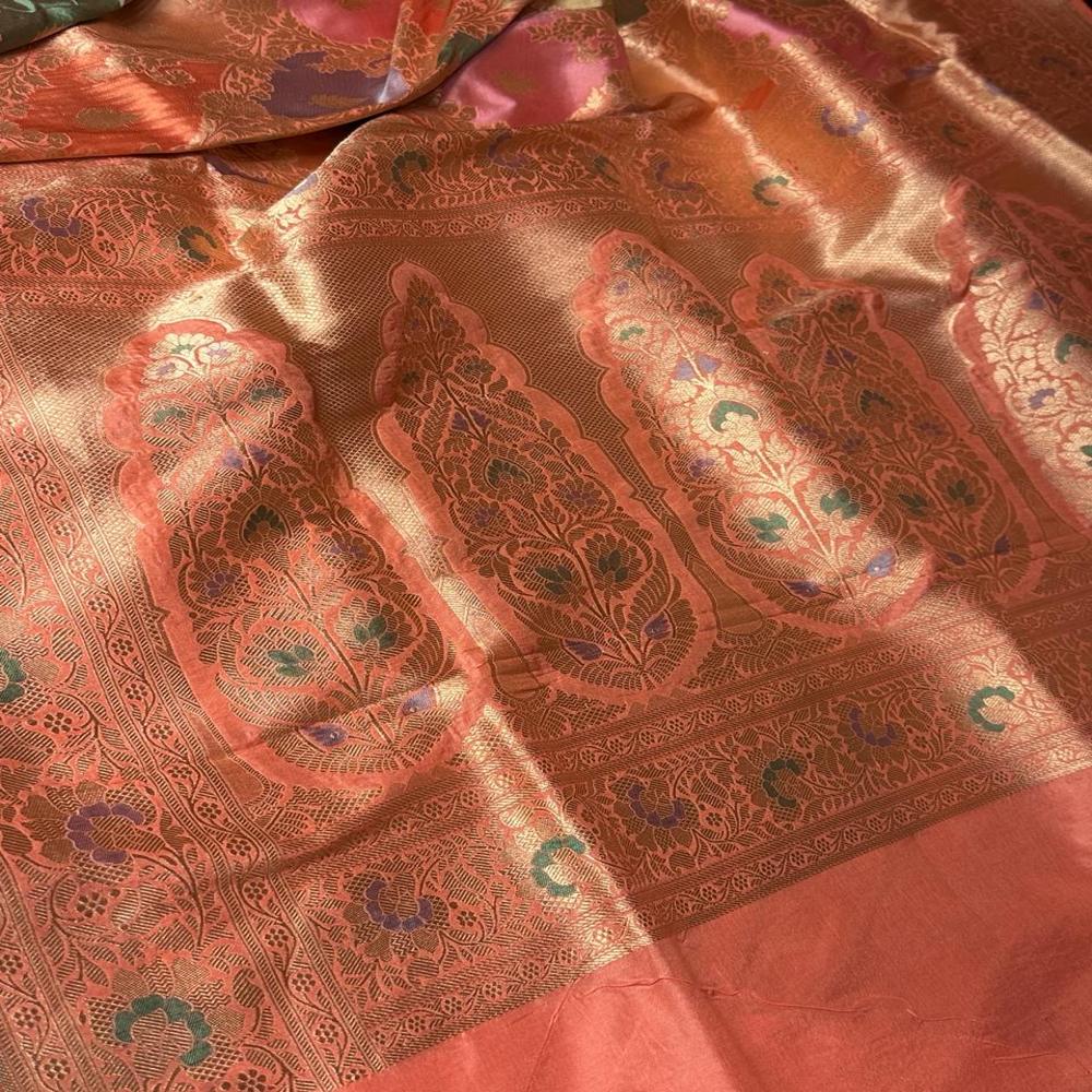 Alina Blush Rangkaat Saree