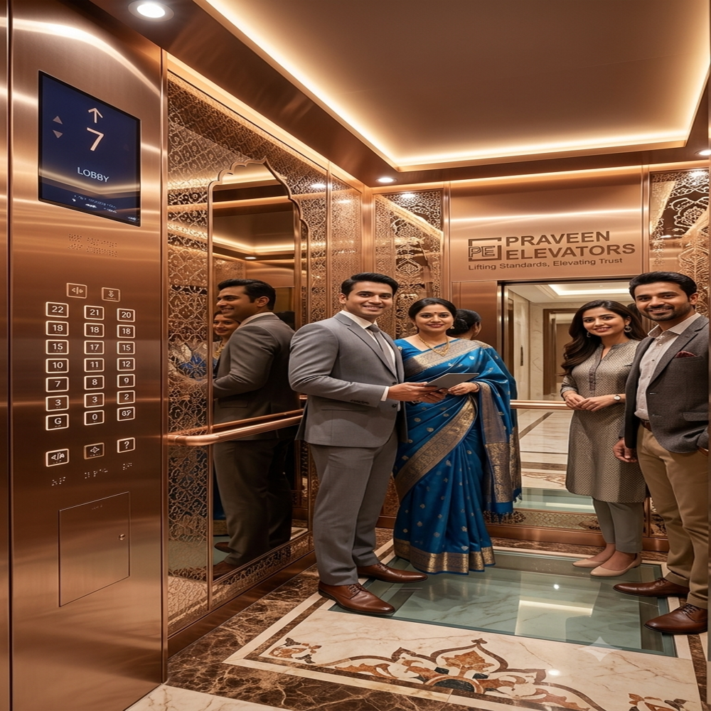 Passengers Lift Installation And Service For Madhya Pradesh G+3 Floors, 4-6 Passengers