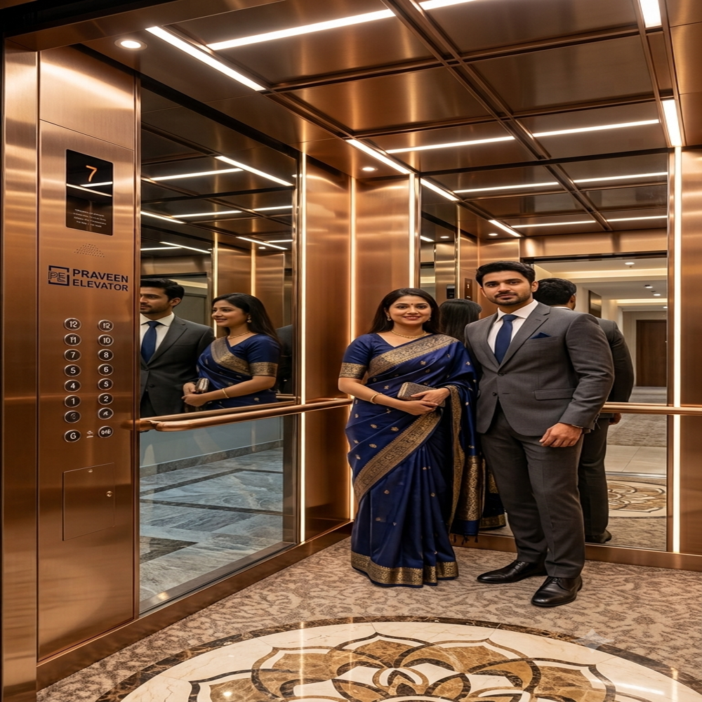 Passenger Customized Standard Passenger Elevator Installation and Services G+3, 4 Passenger at Delhi and NCR
