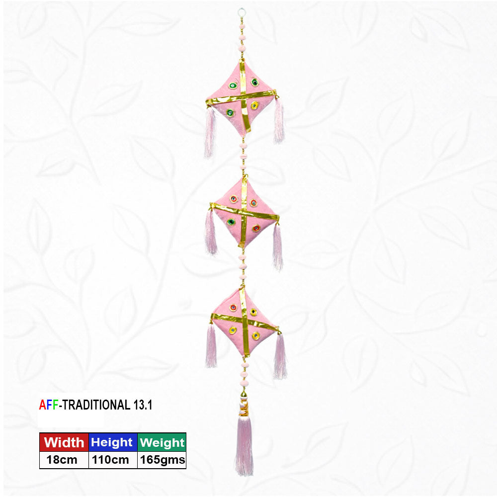 Artificial Traditional Triple Blossom Kite Latkan