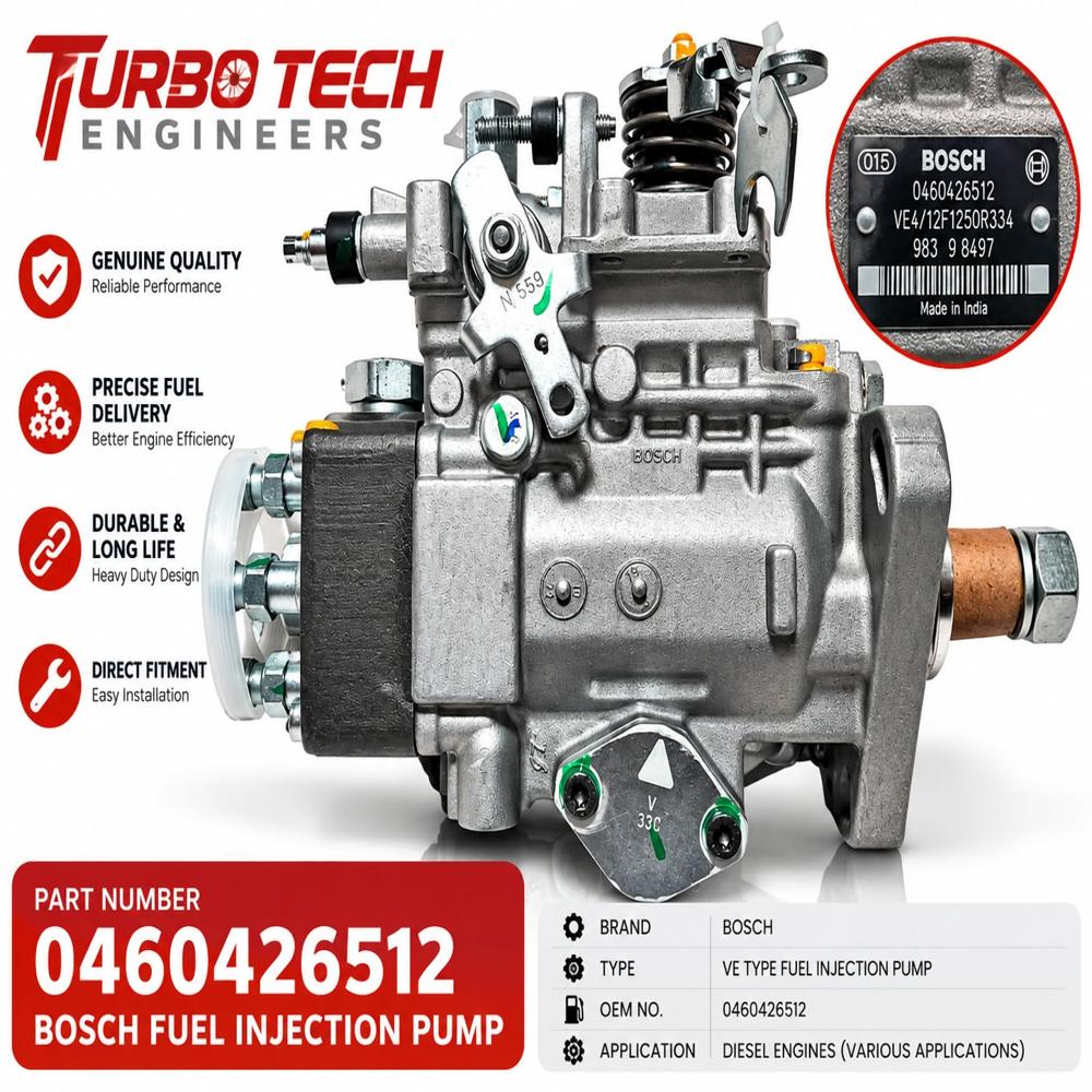 Bosch Fuel Injection Pump 0460426512 - Dimension (L*W*H): 5 Meter (M)
