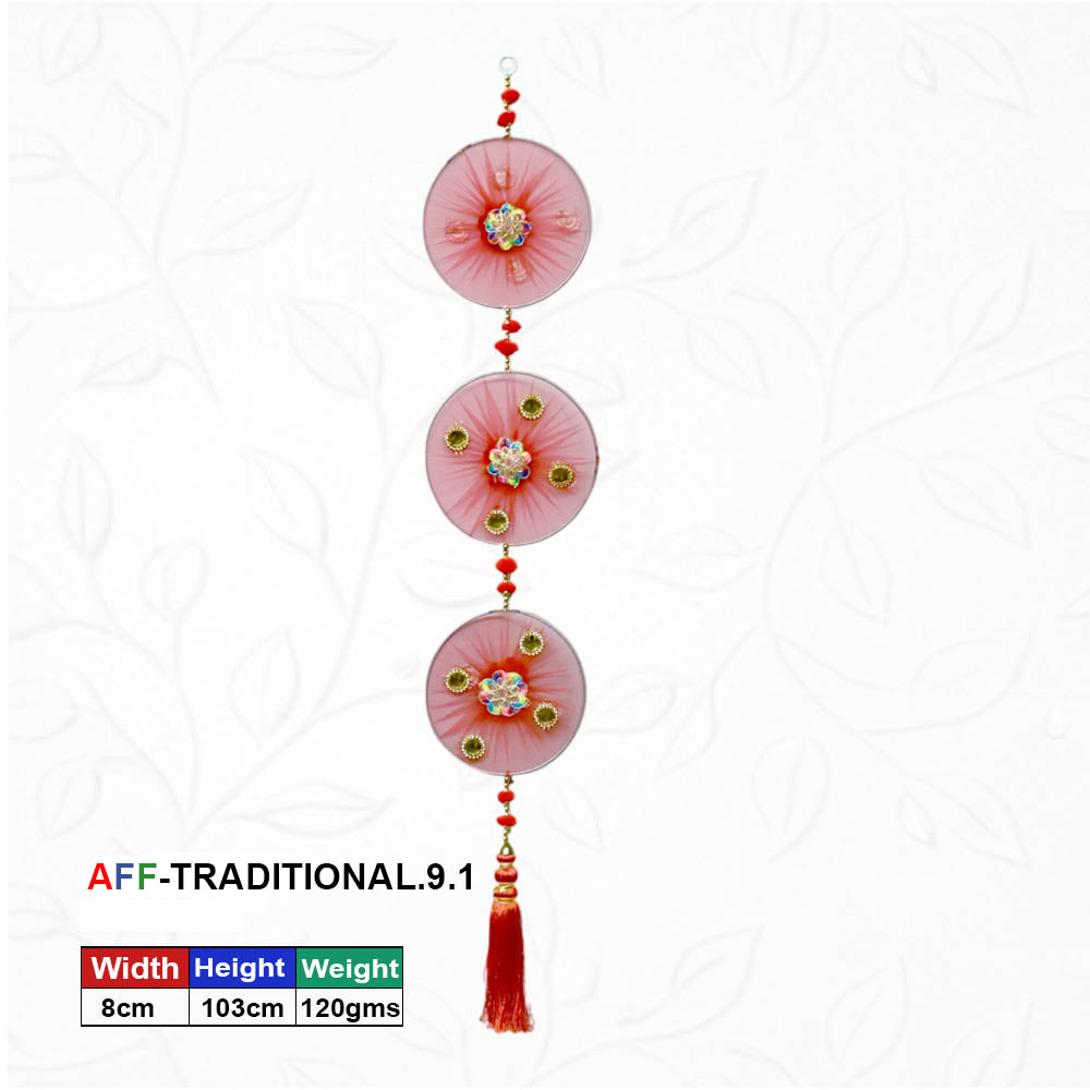 Artificial Traditional Triple Mandala Latkan