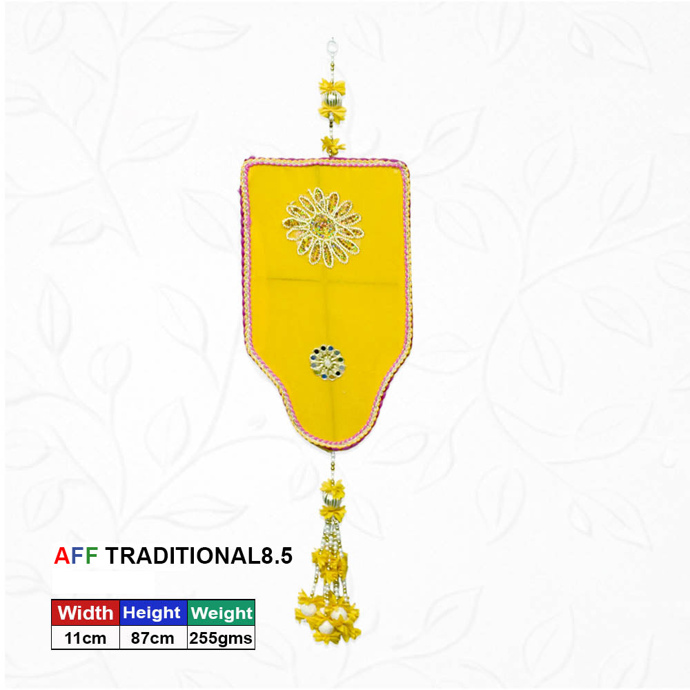 Artificial Traditional Ethereal Golden Yellow Latkan