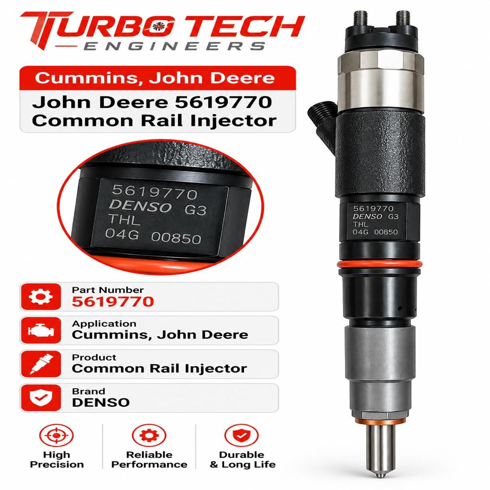 Denso Common Rail Injector 5619770 - Dimension (L*W*H): 5 Meter (M)