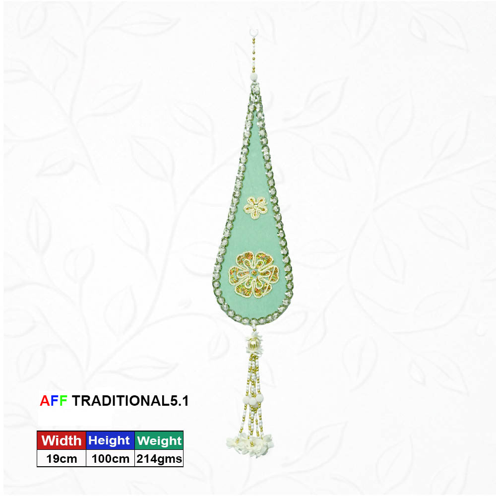 Artificial Traditional Seafoam Teardrop Latkan