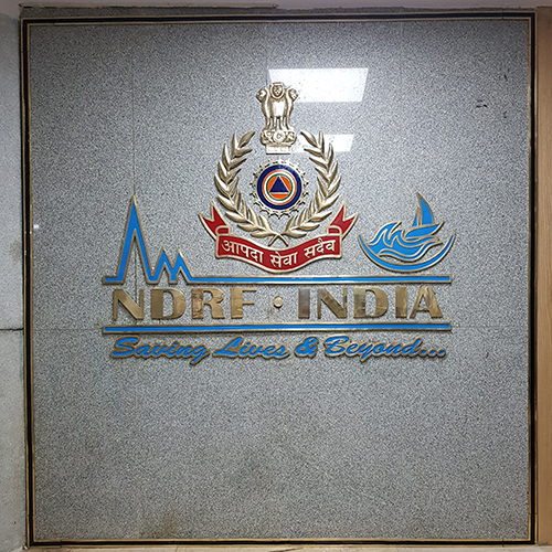 NDRF Brass Logo Memento