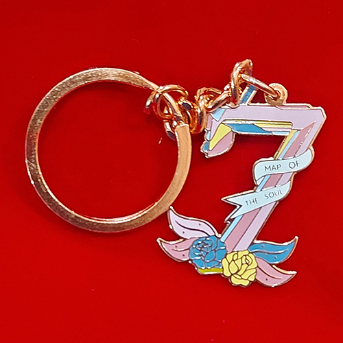 Numeric Designer Keychain