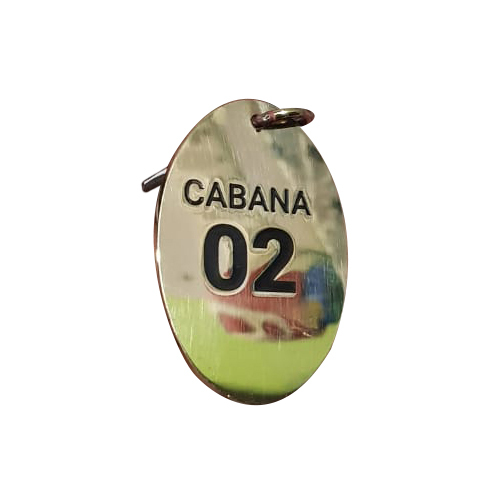 Brass Printed Keychain - Color: Different Available