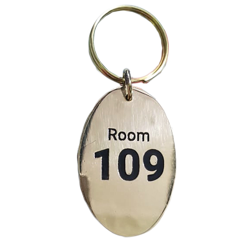 Room Brass Keychain - Color: Different Available