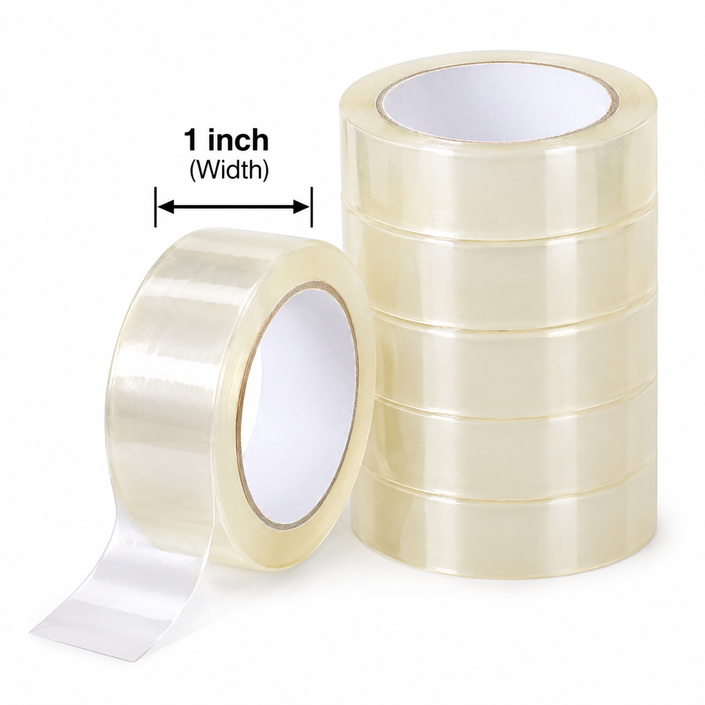 1-inch clear stationary tape