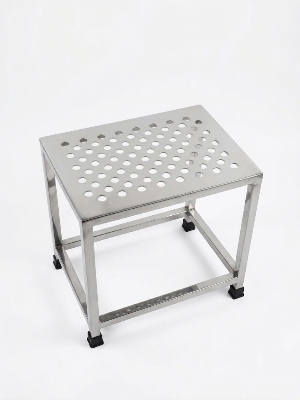 Ss 304 Grade Premium Stool - Color: Silver