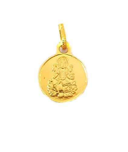 Golden Gold Plated Brass Shree Yantra Pendant