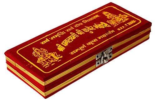 Golden Zinc Goddess Dhan Laxmi Kuber Bhandari Yantra Set