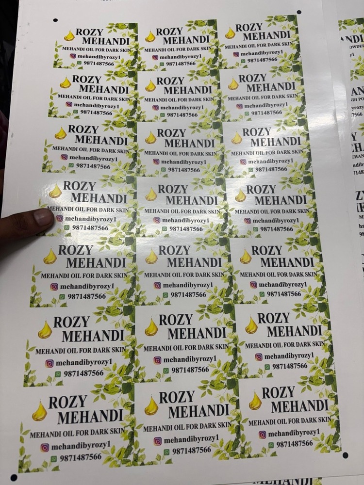 Self Adhesive Gumming Stickers