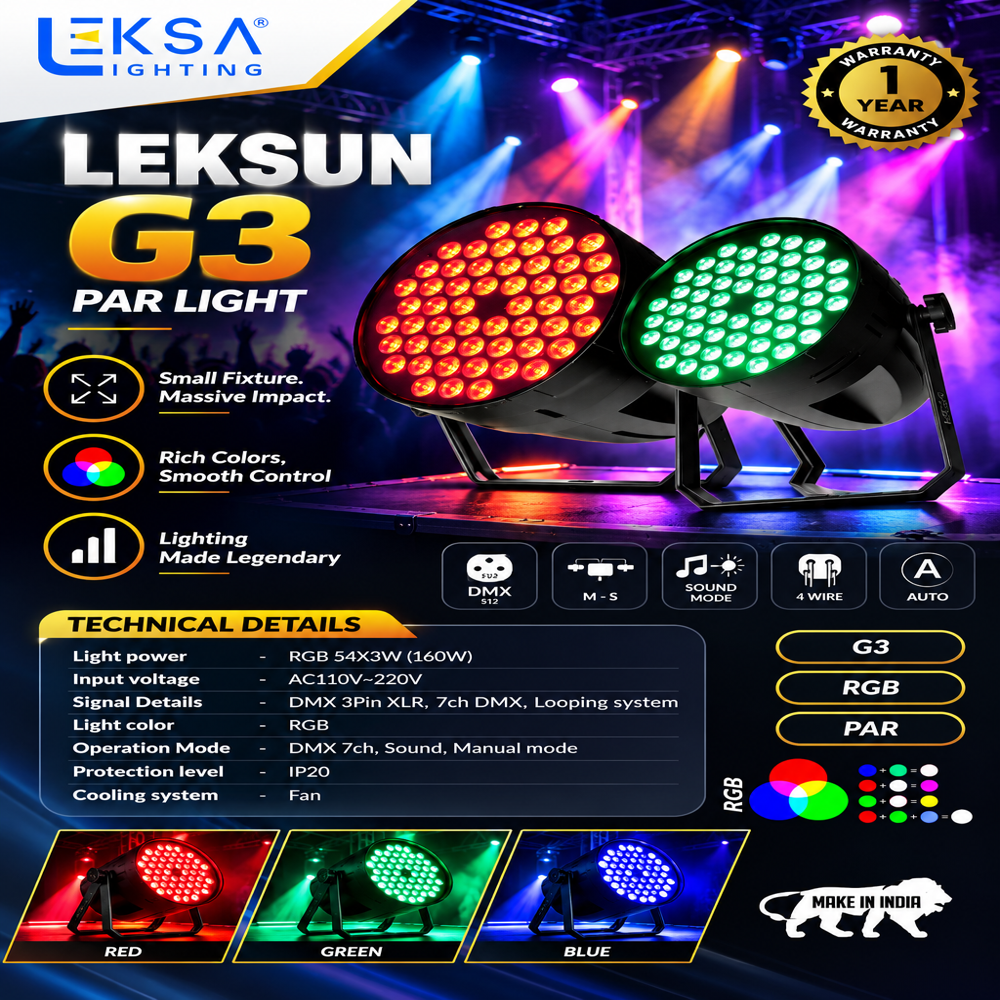 160W Leksun G3 Par Light