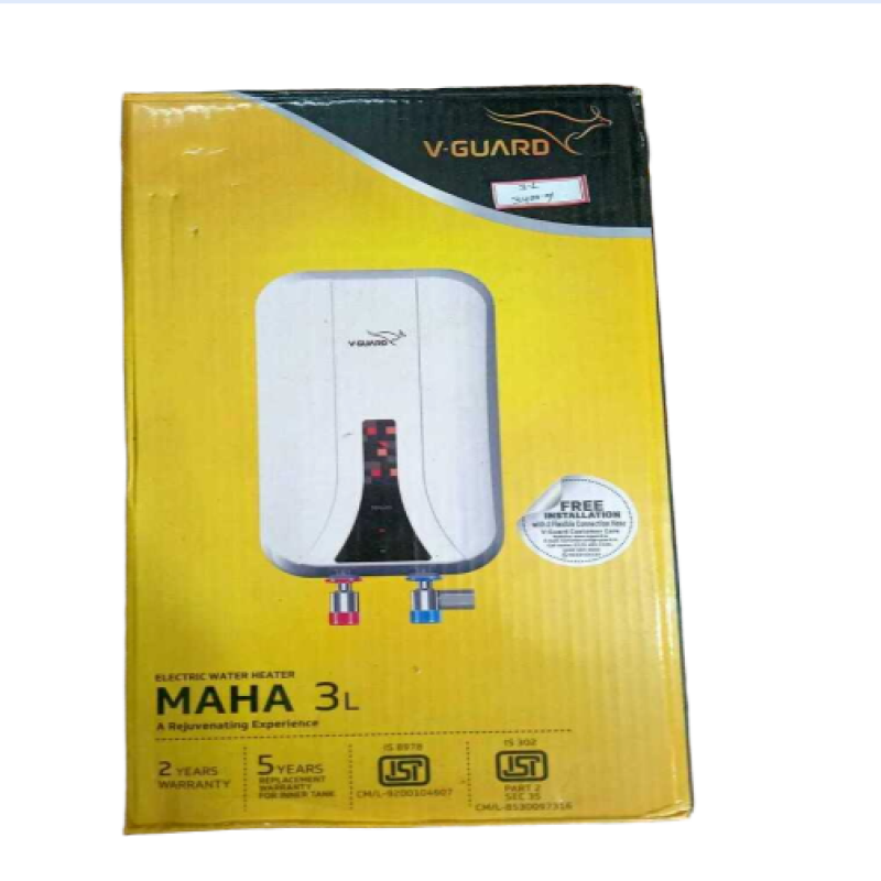 V-Guard Maha 3L Electric Water Heater - Capacity: 3 Litres