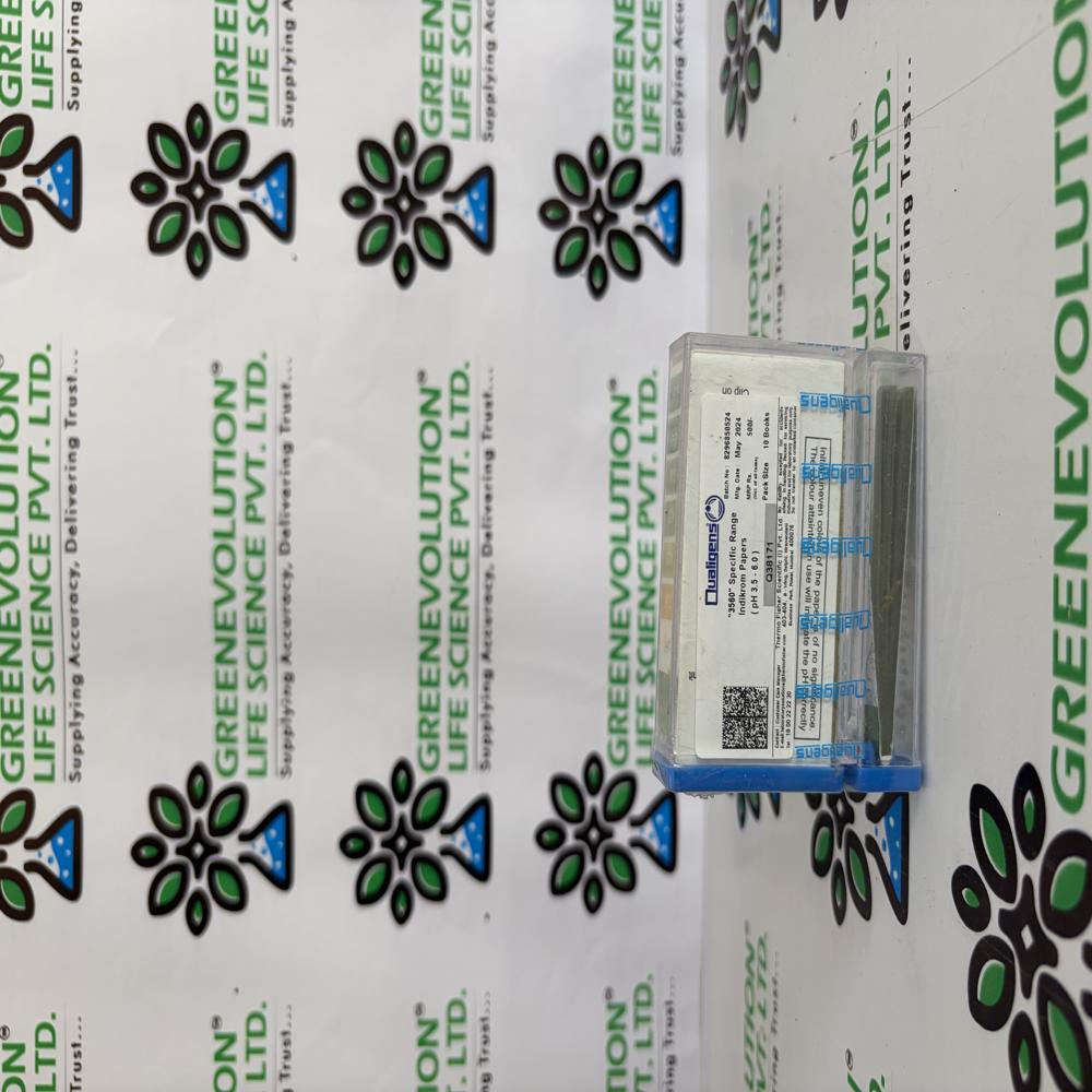 PH Indicator Papers PH 3.5 To 6.0 10books Qualigens